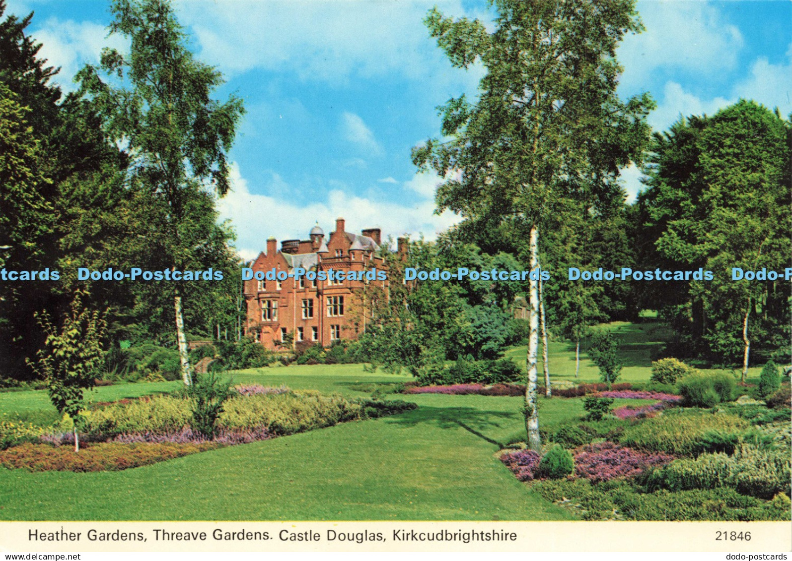 D204127 Kirkcudbrightshire Heather Gardens Threave Gardens Castle Douglas Charle