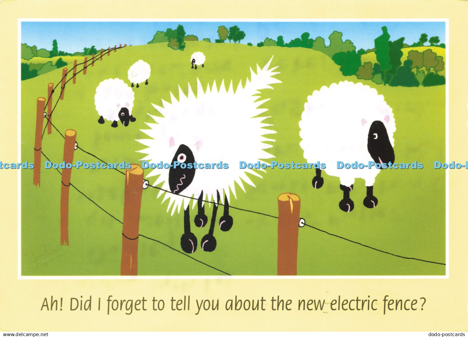 D204440 Ah Did I Forget to Tell ou About the New Electric Fence Aiken Graphics 2