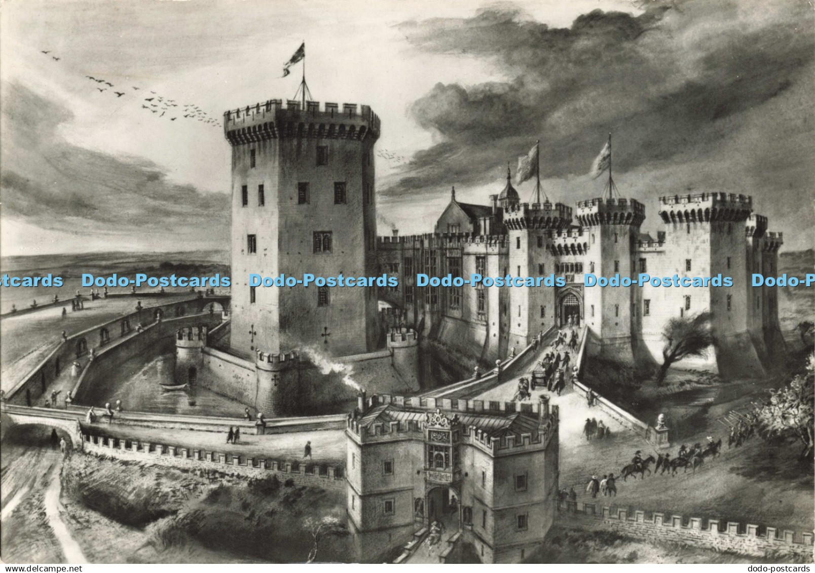 D204574 Monmouthshire Raglan Castle Ministry of Works Crown Alan Sorrell
