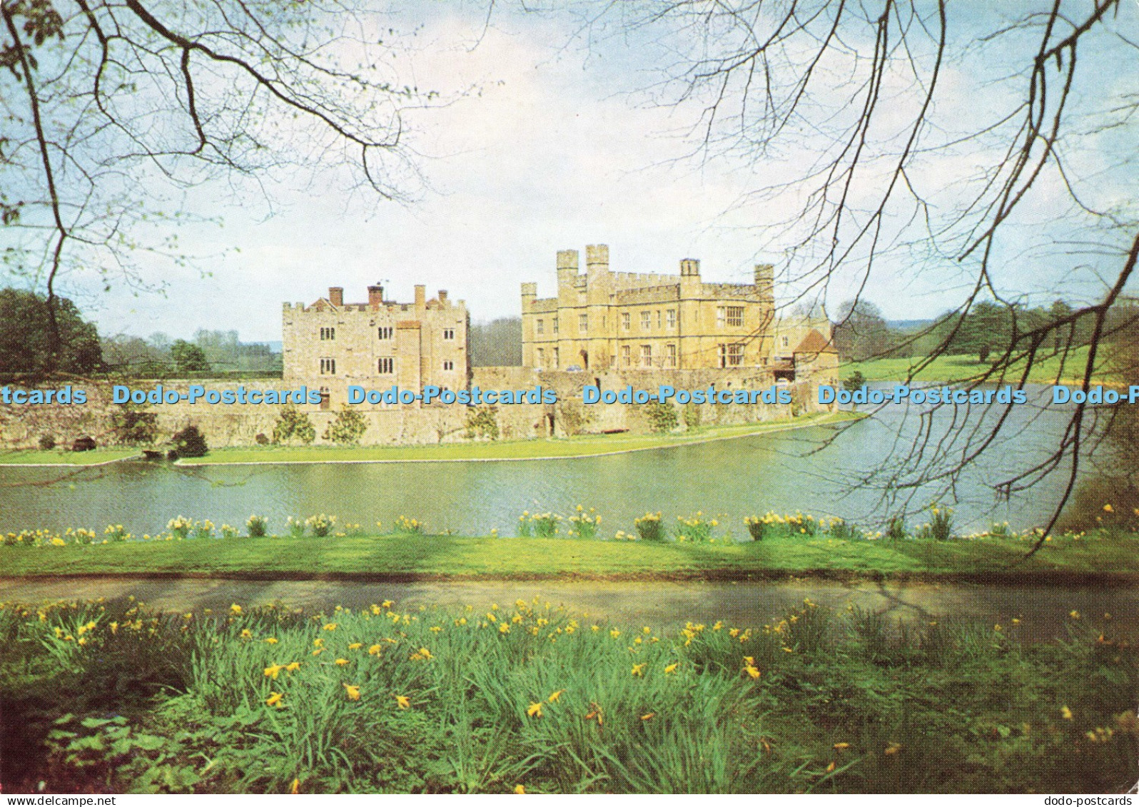 D205421 Leeds Castle View from the South Leeds Castle Foundations