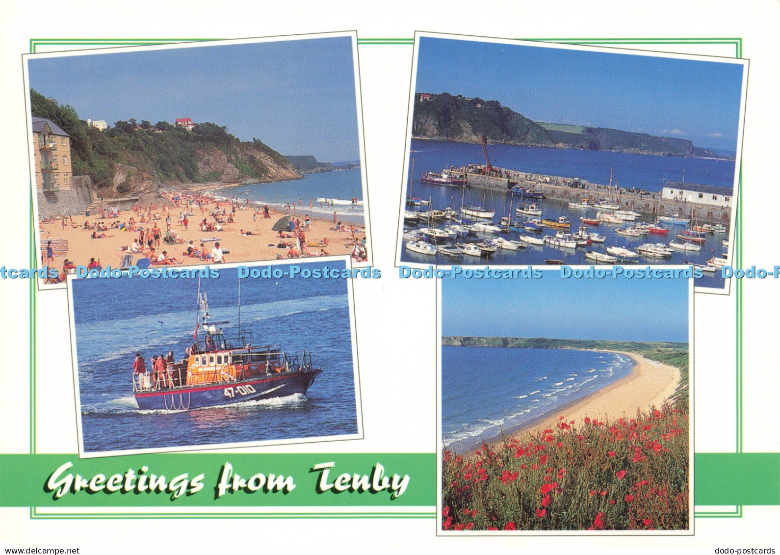 D205494 Pembrokeshire Greetings from Tenby Pembrokeshire Eye Multi View 1998