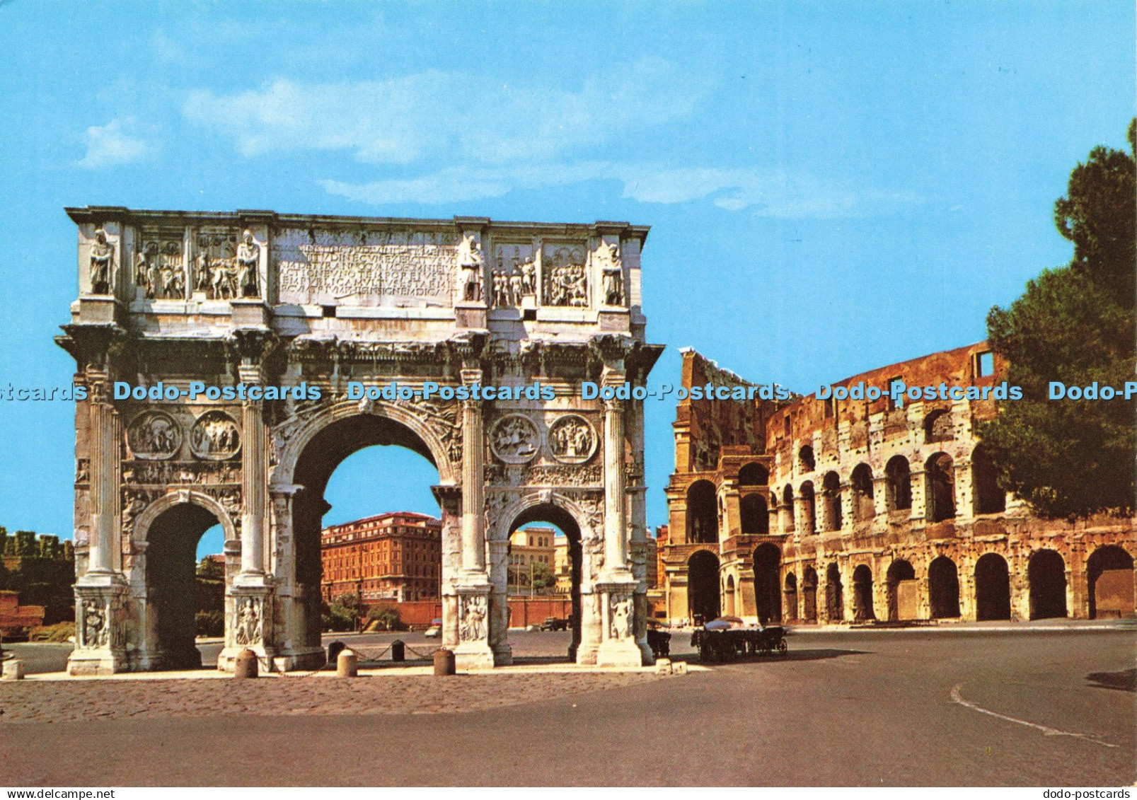 D205755 Roma Constantine Arch Colosseum Natural Colours