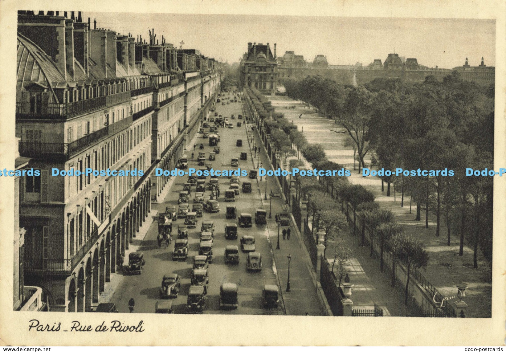 D207592 Paris Rue de Rivoli Gany