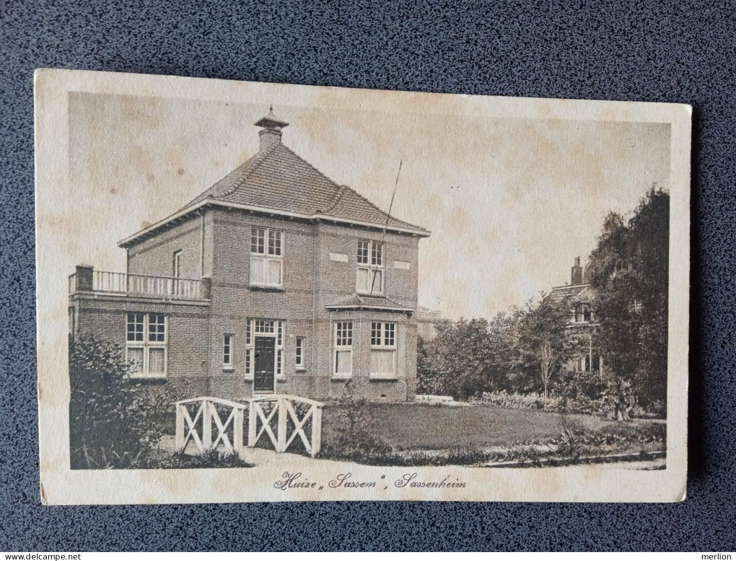 D210004  –  CPA AK   Huize Sassem, the official residence of the mayor of Sassenheim - Teylingen