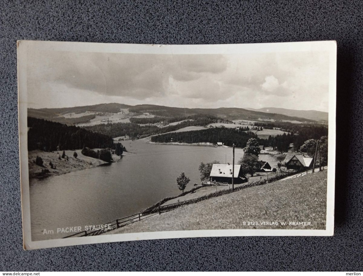 D210010  CPA AK -FOTO-AK  Edelscrott - Am PACKER STAUSEE -Packersperre ca 1930