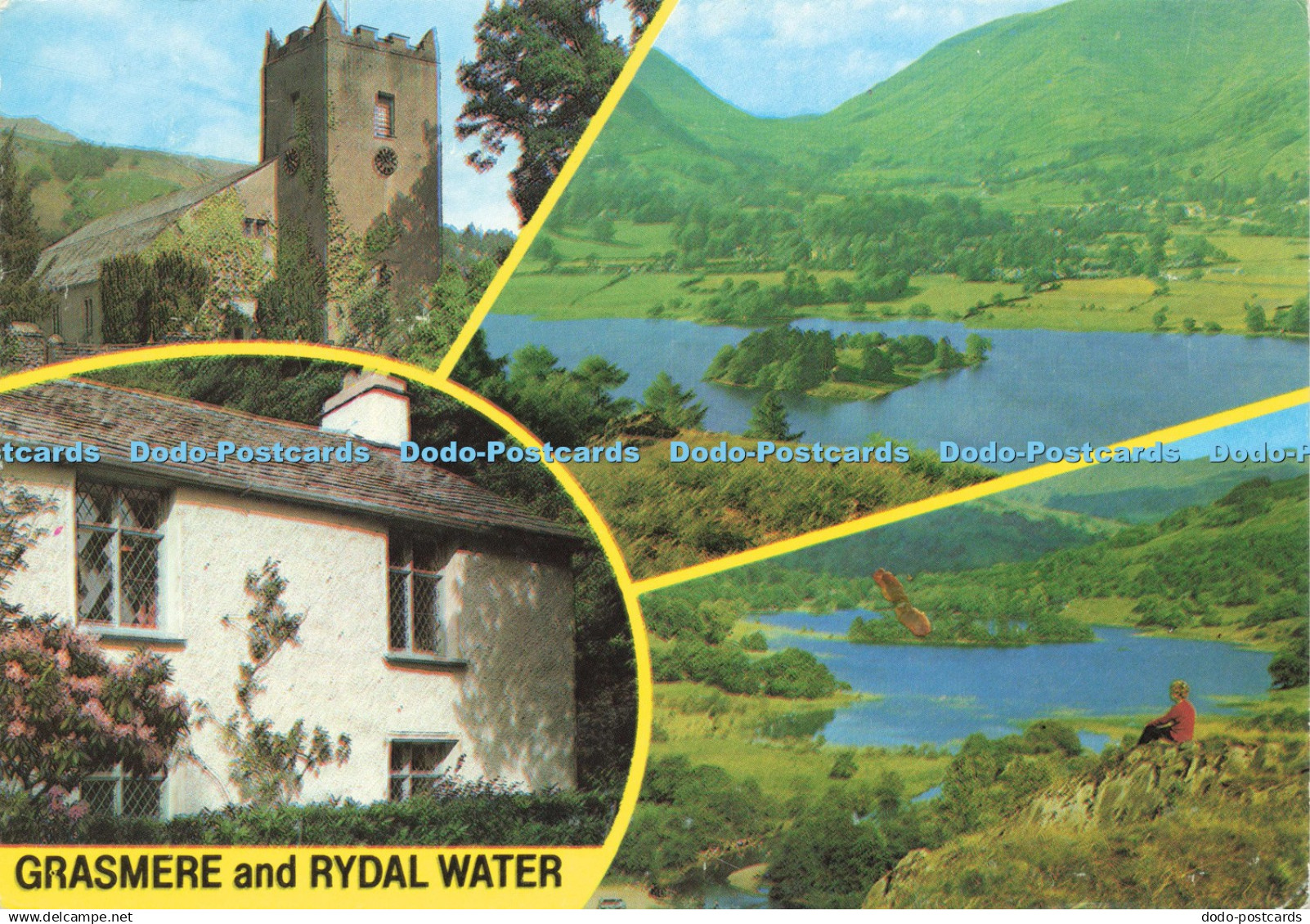 D210643 Grasmere and Rydal Water Grasmere Church J Salmon 1984 Multi View