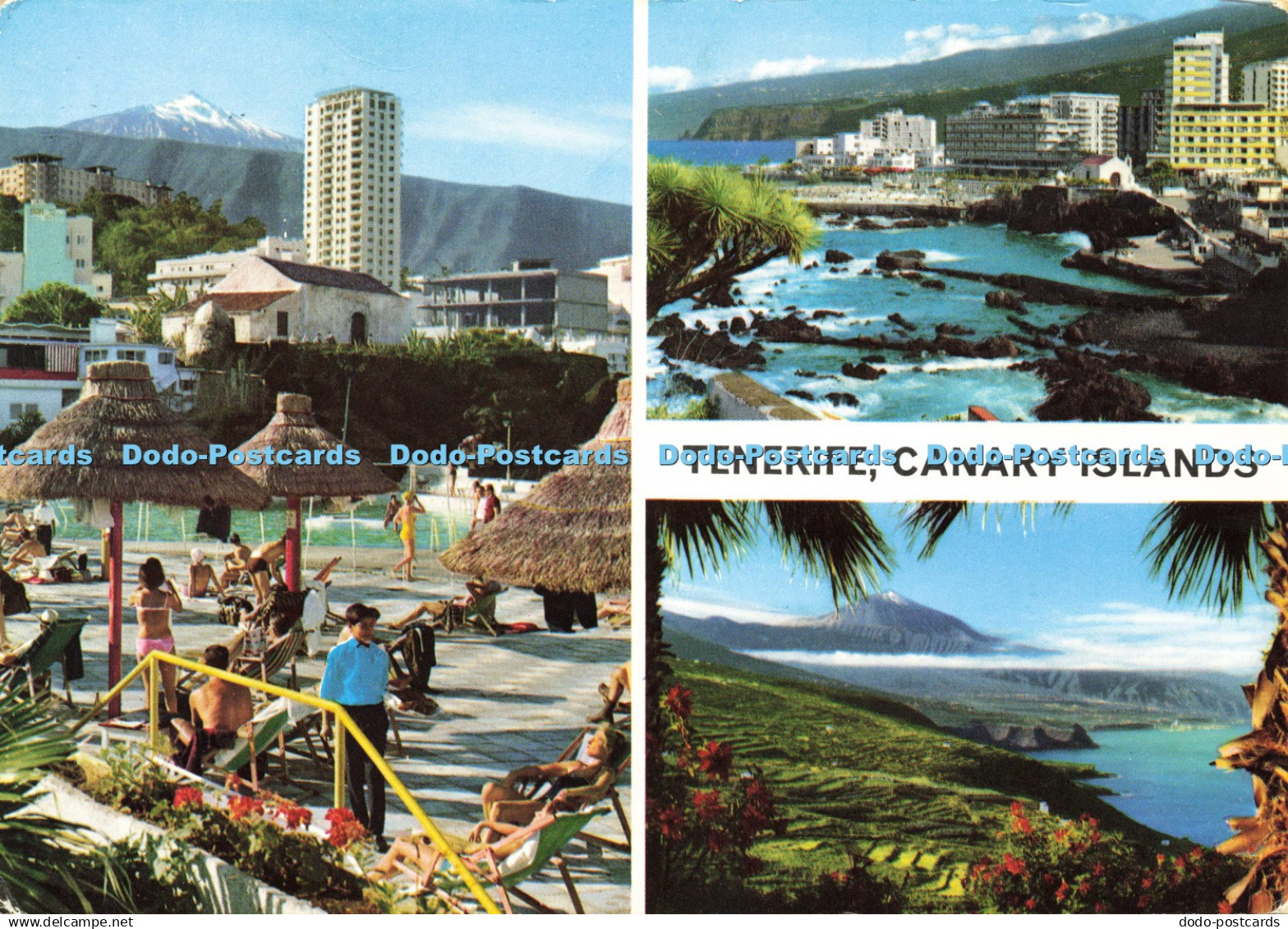 D210733 Tenerife Canary Islands John Hinde Padane Perez Zamora Multi View