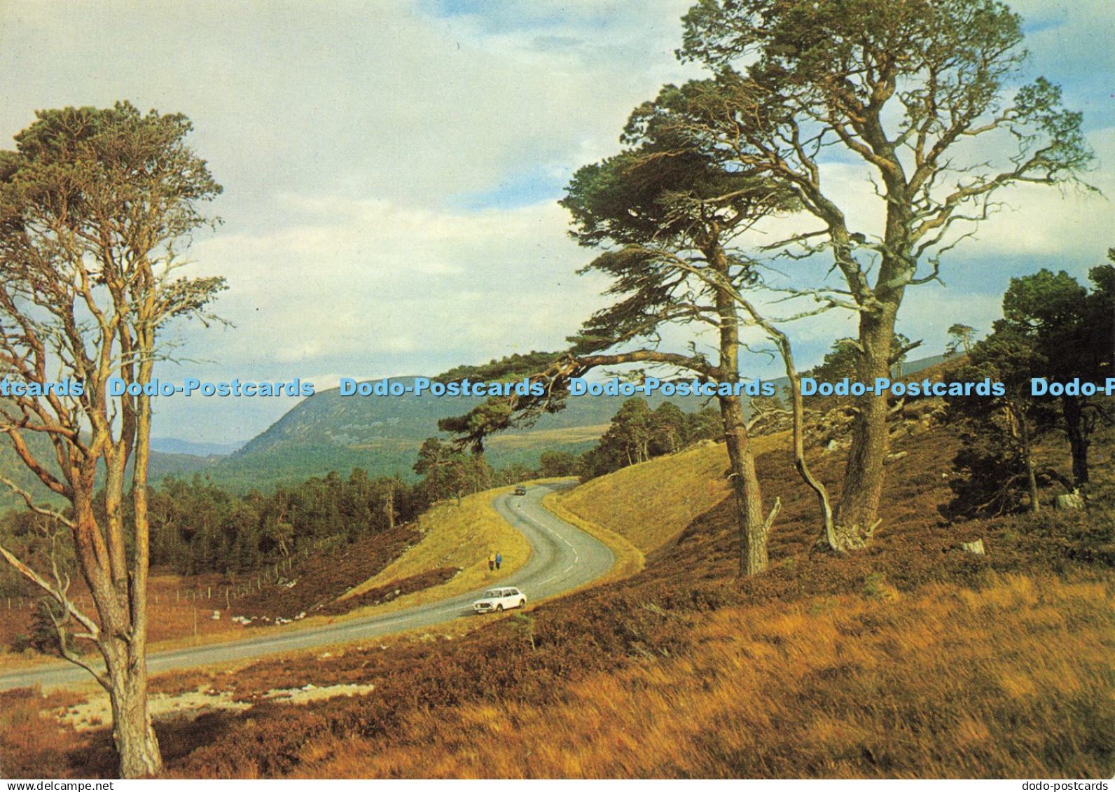 D212077 Inverness Shire The Cairngorm Ski Road J Arthur Dixon