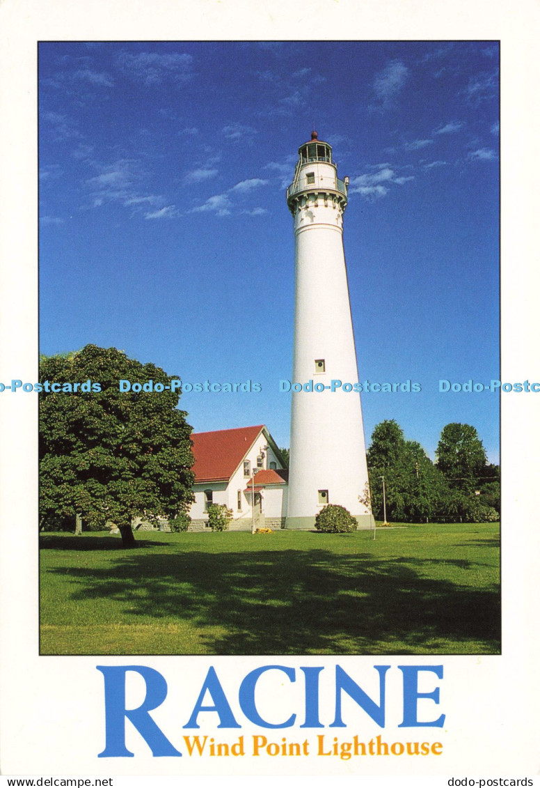 D214260 Racine Wisconsin Village of Wind Point Wind Point Lighthouse Scofield So