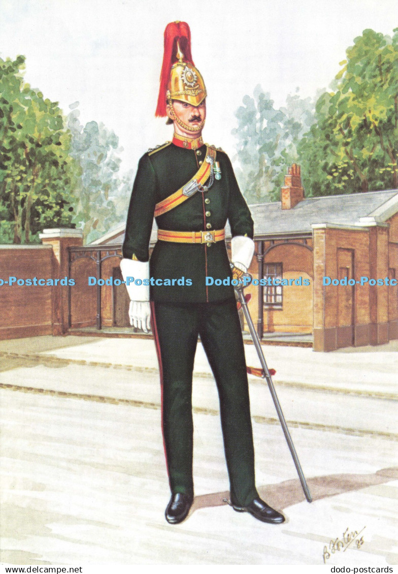 D214786 Military Units of Essex Officer The Essex Yeomanry Pompadour Gallery Car