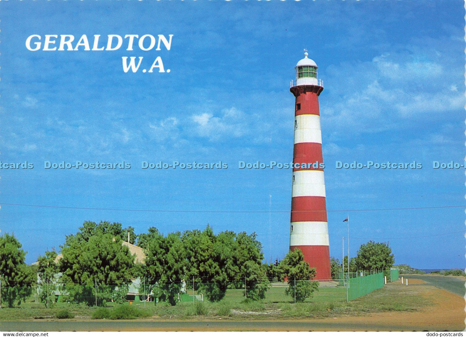 D215092 W A Geraldton Western Australia Lighthouse at Point Moore Midge Distribu