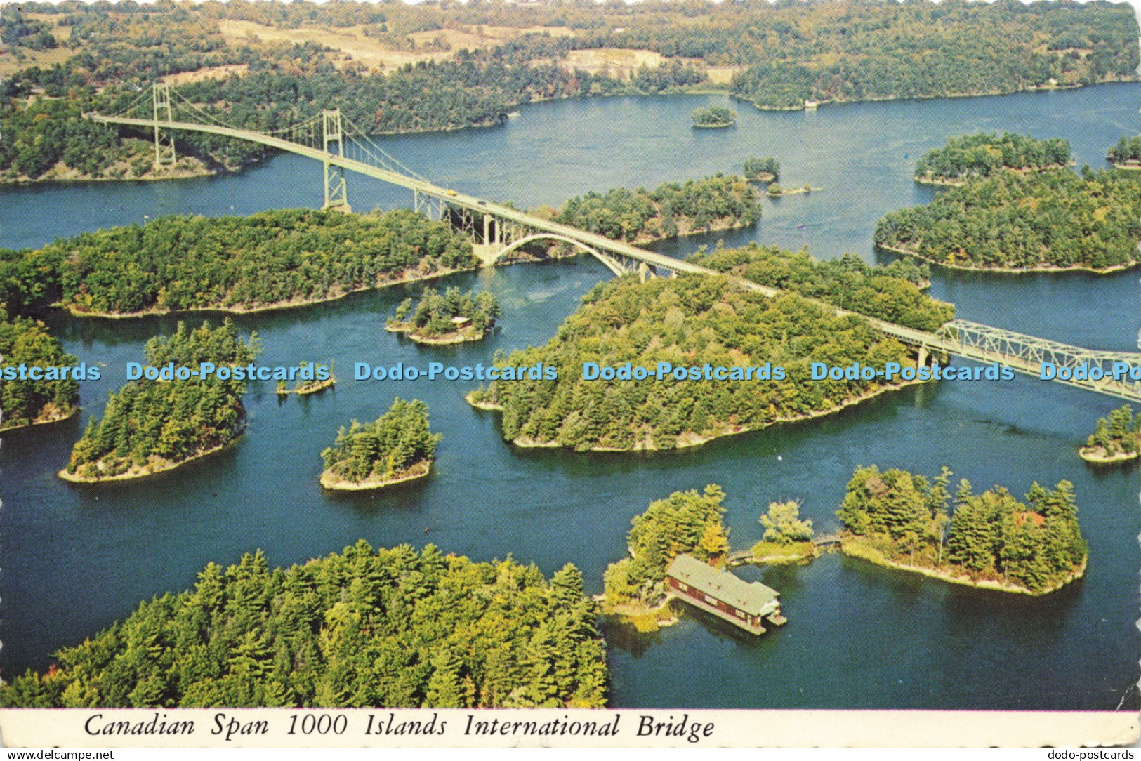 D217353 Canadian Span Islands International Bridge Thousand Island Card and Nove