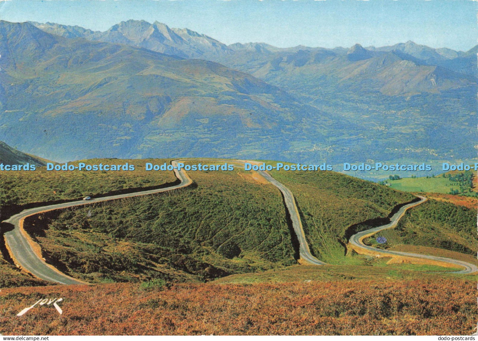 D218501 Argeles Gazost Route du Hautacam Jove 1975