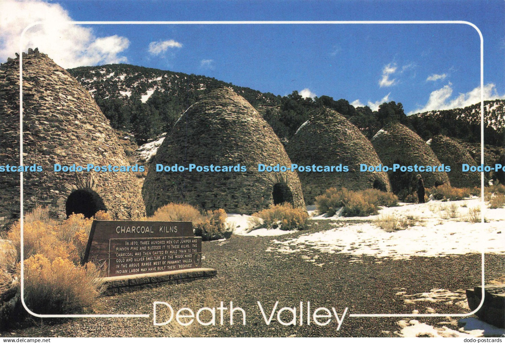 D219679 Death Valley National Monument Calif Blackner Card and Souvenir Mike Rob