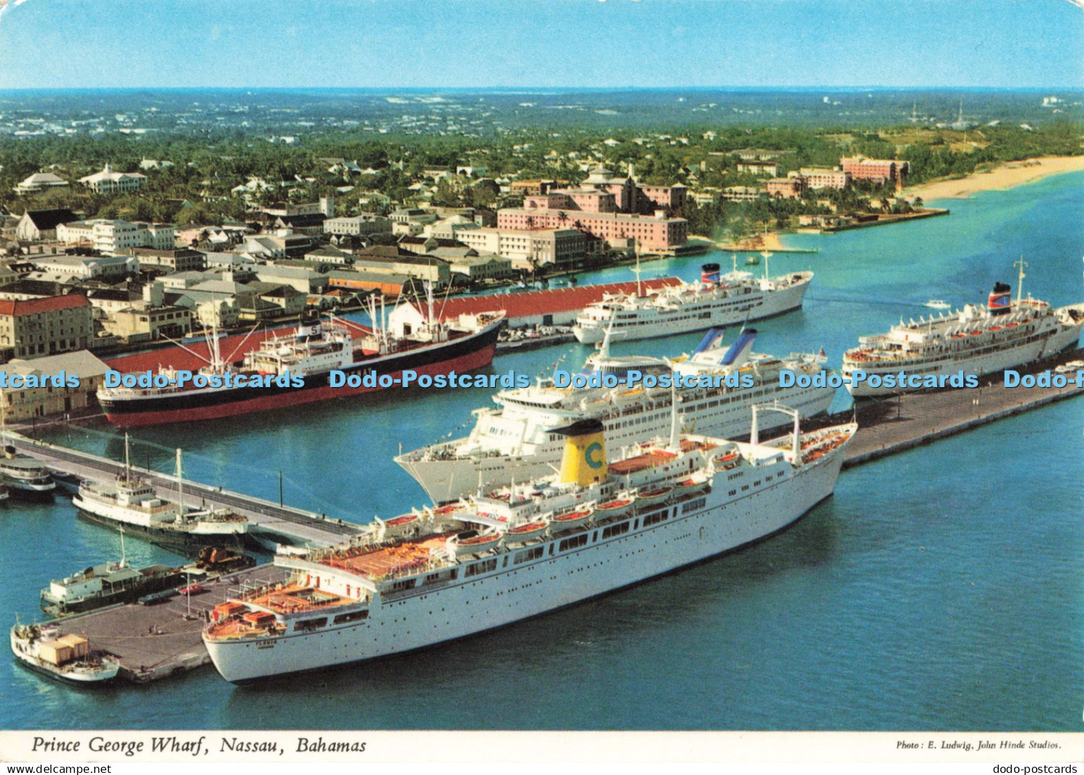D220357 Bahamas Nassau Prince George Wharf John Hinde E Ludwig