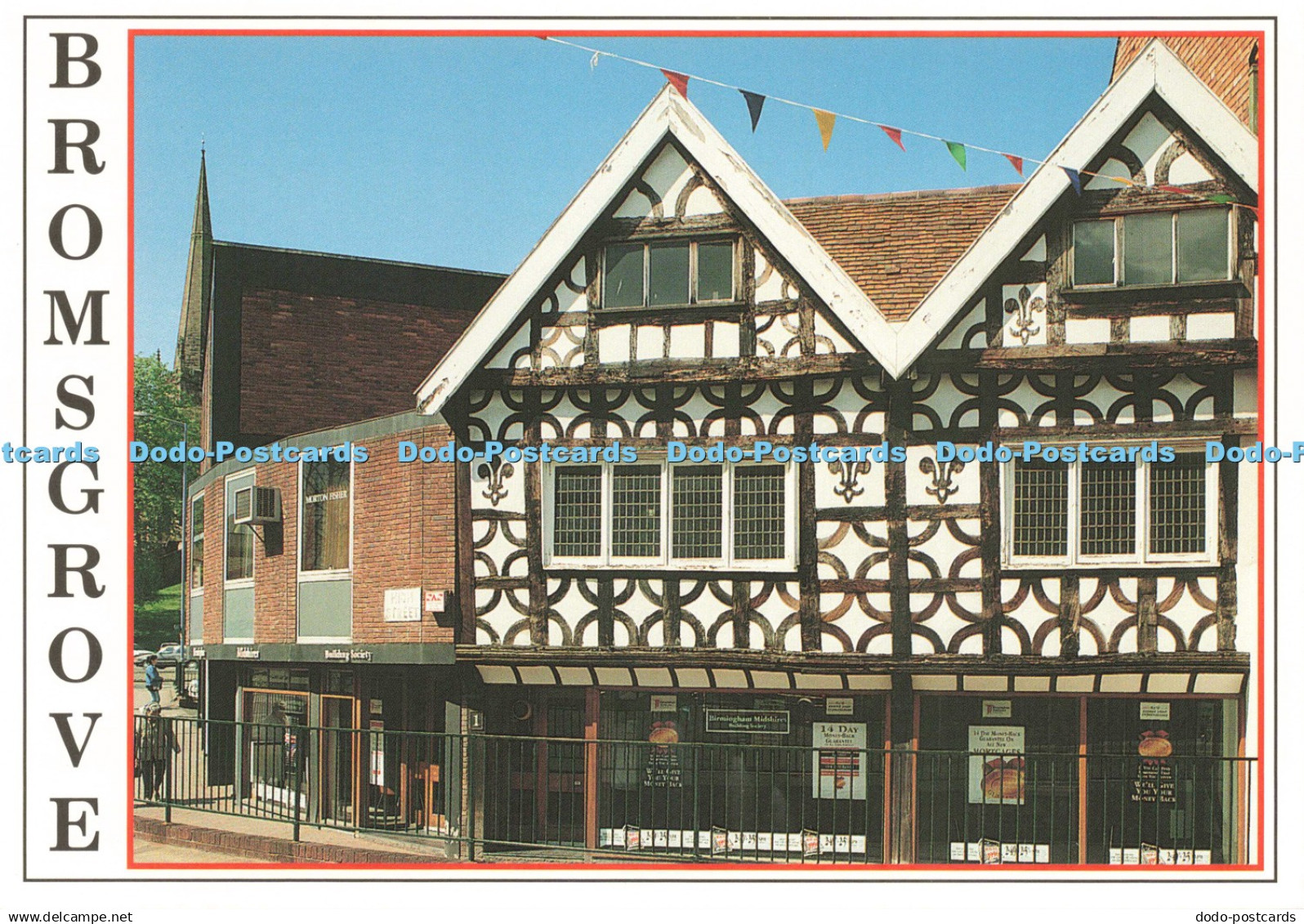 D221742 Bromsgrove High Street Timbered Building E T W Dennis Alan Curtis