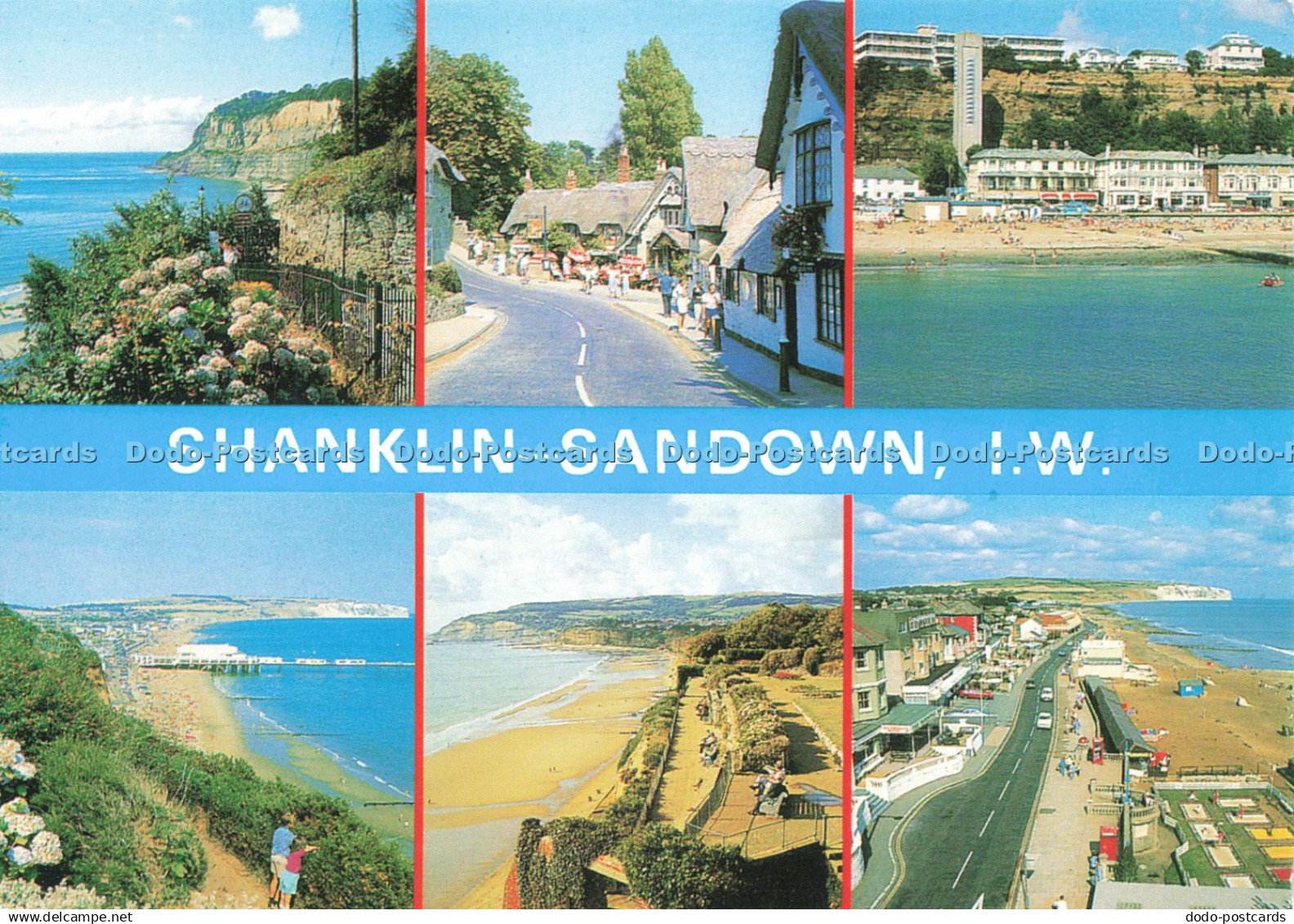D221943 I W Sandown Shanklin Sandown Esplanade The Cliff Path Lake Nigh Jarrold
