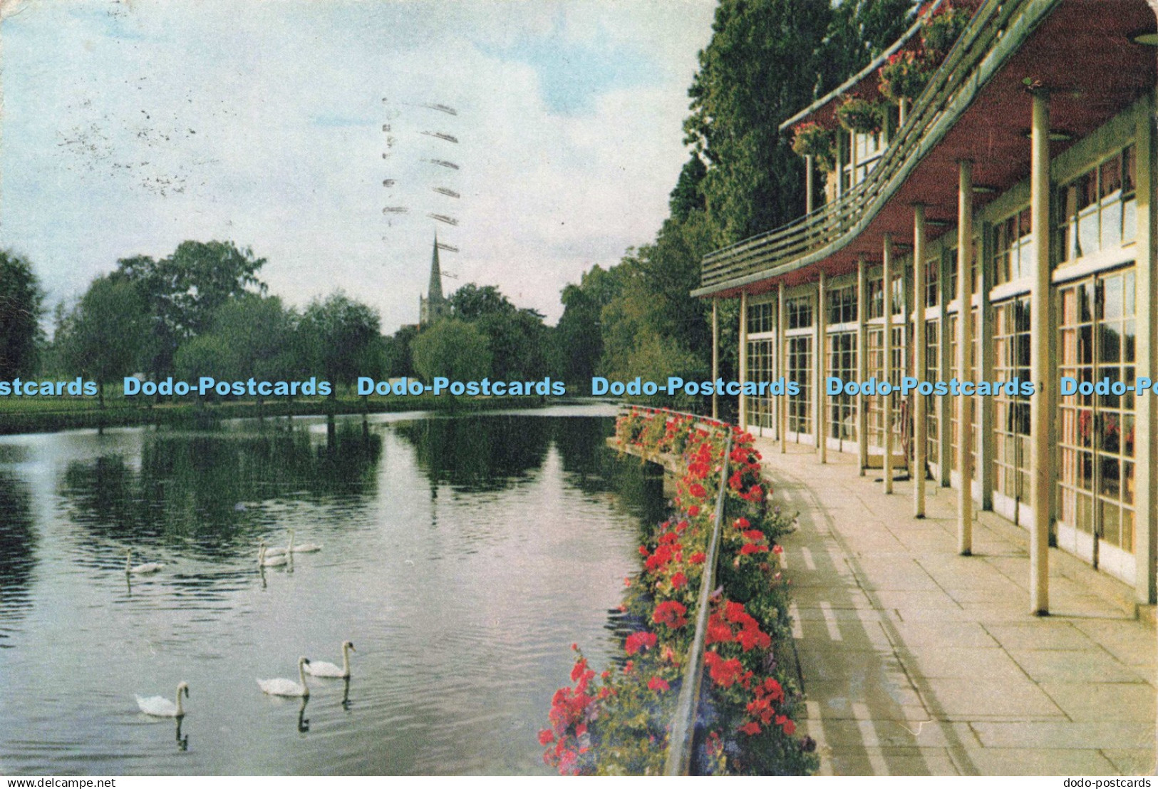 D222986 Stratford Upon Avon The Avon From Shakespeare Memorial Theatre Terrace J