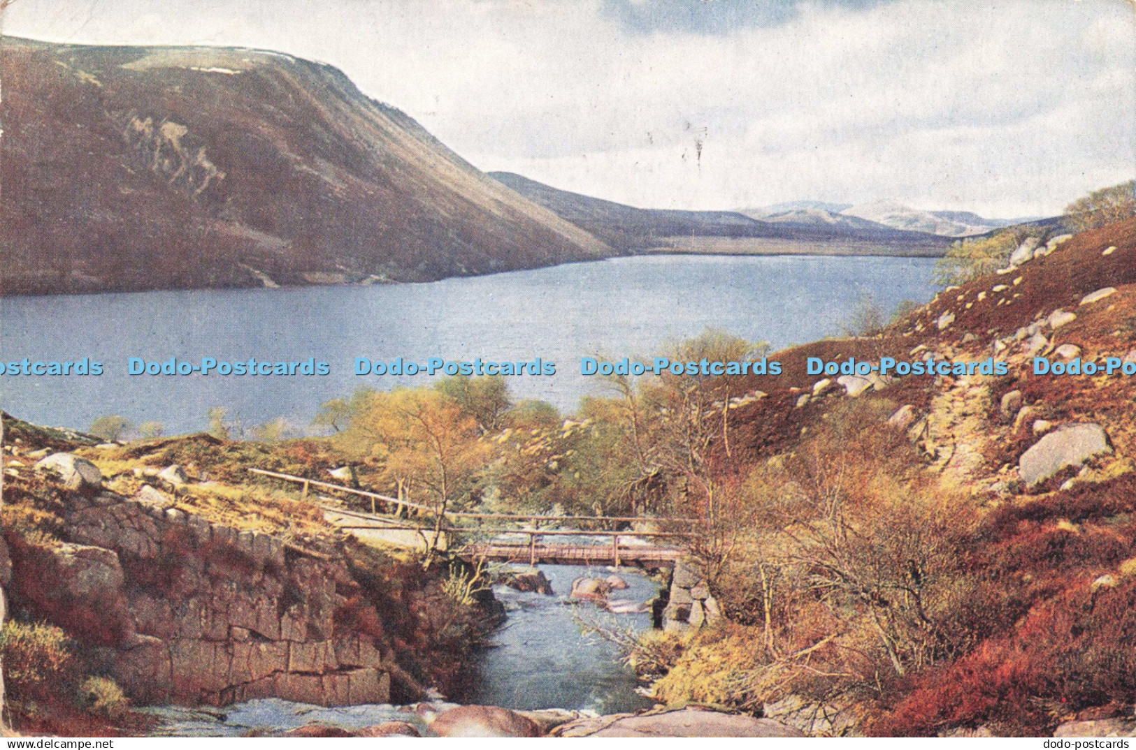 D224551 Aberdeenshire Loch Muick Scots Pictorial Series 1955