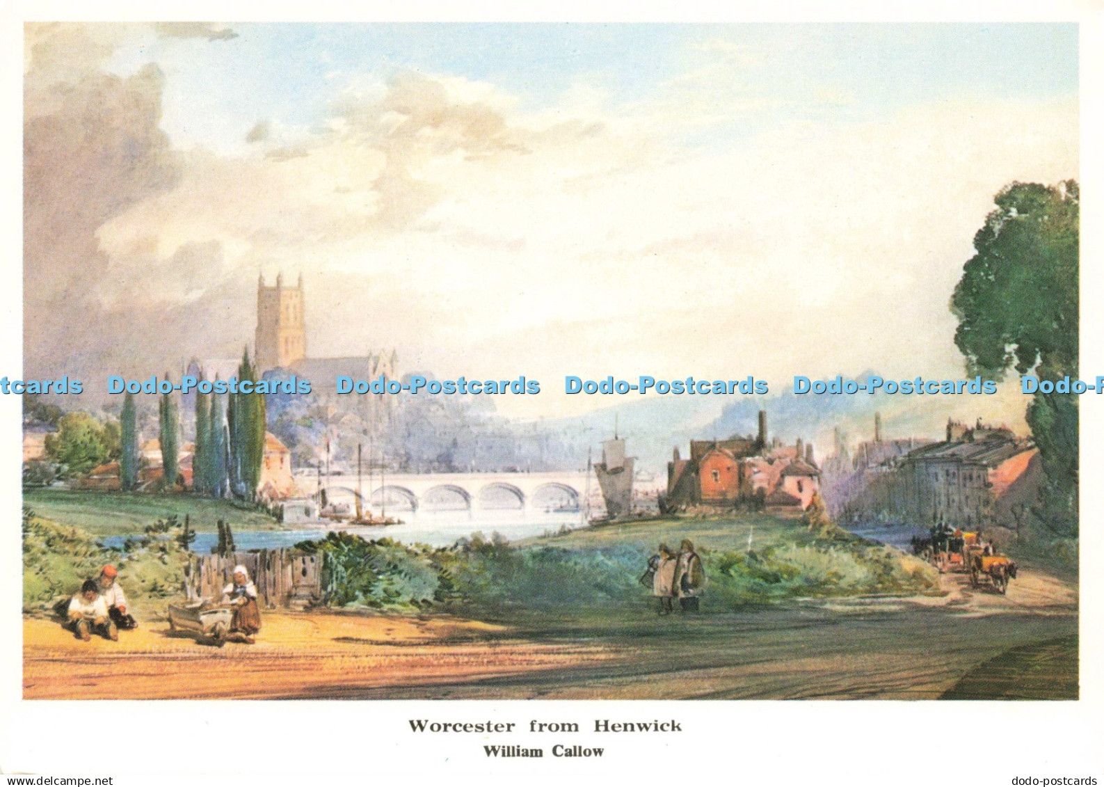 D225504 Worcester from Henwick Friends of Worcester Cathedral William Callow