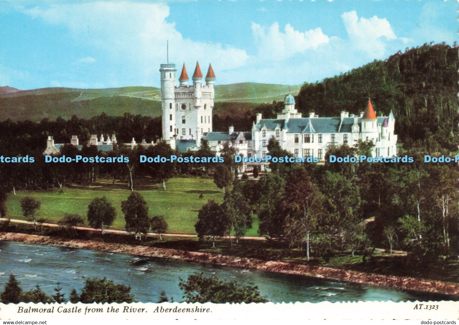 D225873 Aberdeenshire Balmoral Castle from the River Valentine