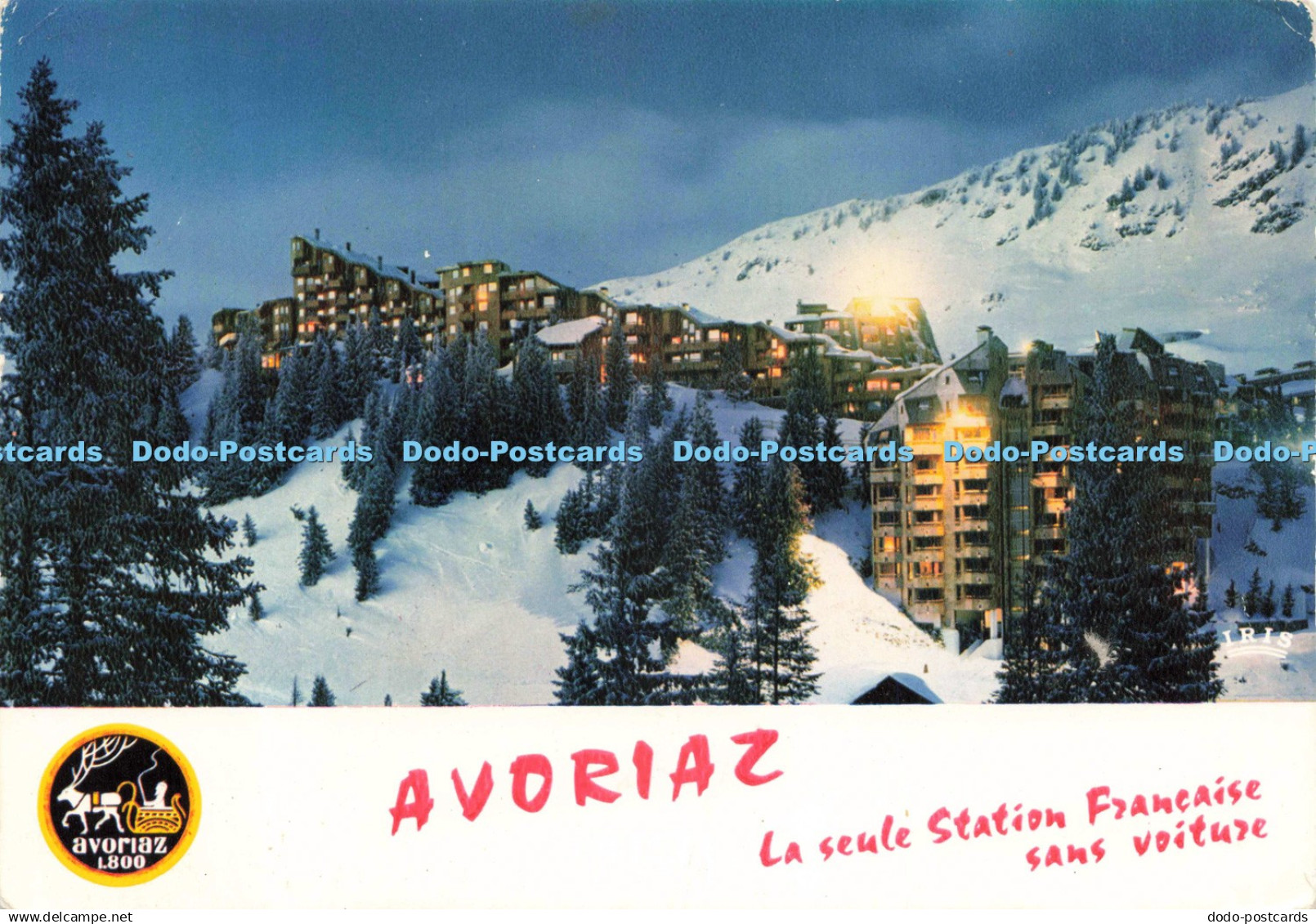 D226695 Avoriaz La Seule Station Francaise sans Voiture Cap Theojac Iris 1977