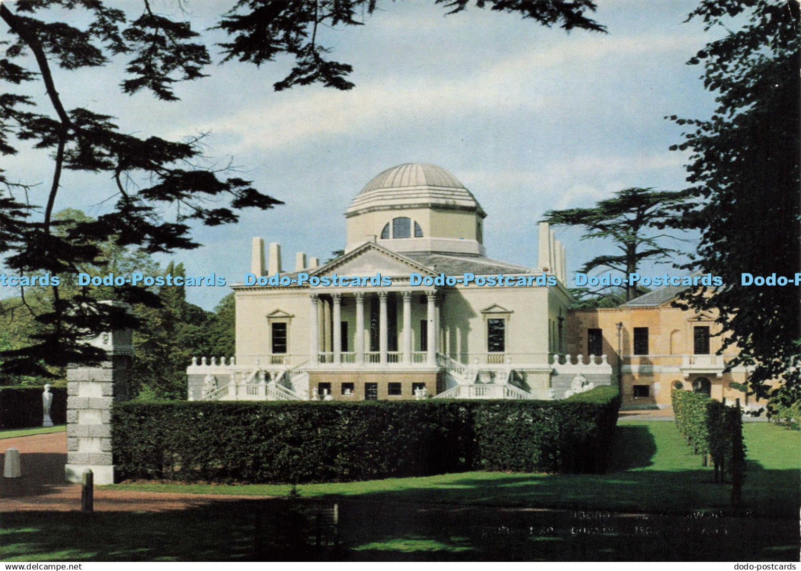 D228280 London Chiswick House View from East Showing Link Building Hindson Print
