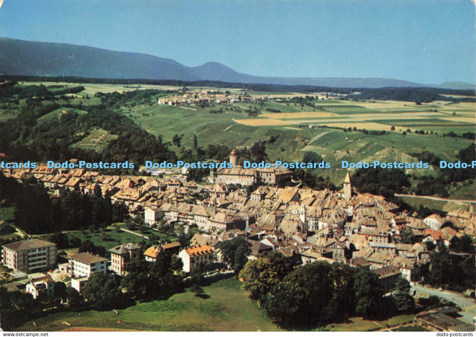D229951 Aubonne Vue Aerienne Jaeger Iris Mexichrome 1976