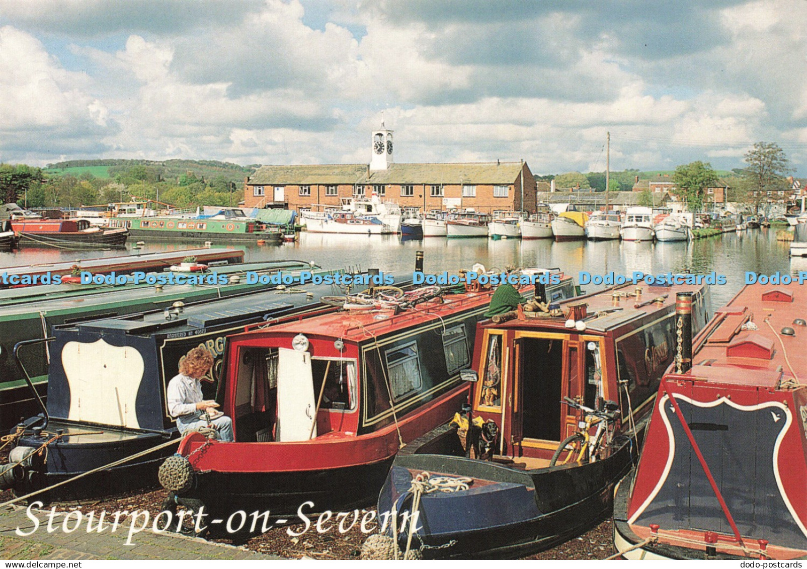 D230811 Stourport on Severn Canal Basin and Clock Warehouse E T W Dennis and Son