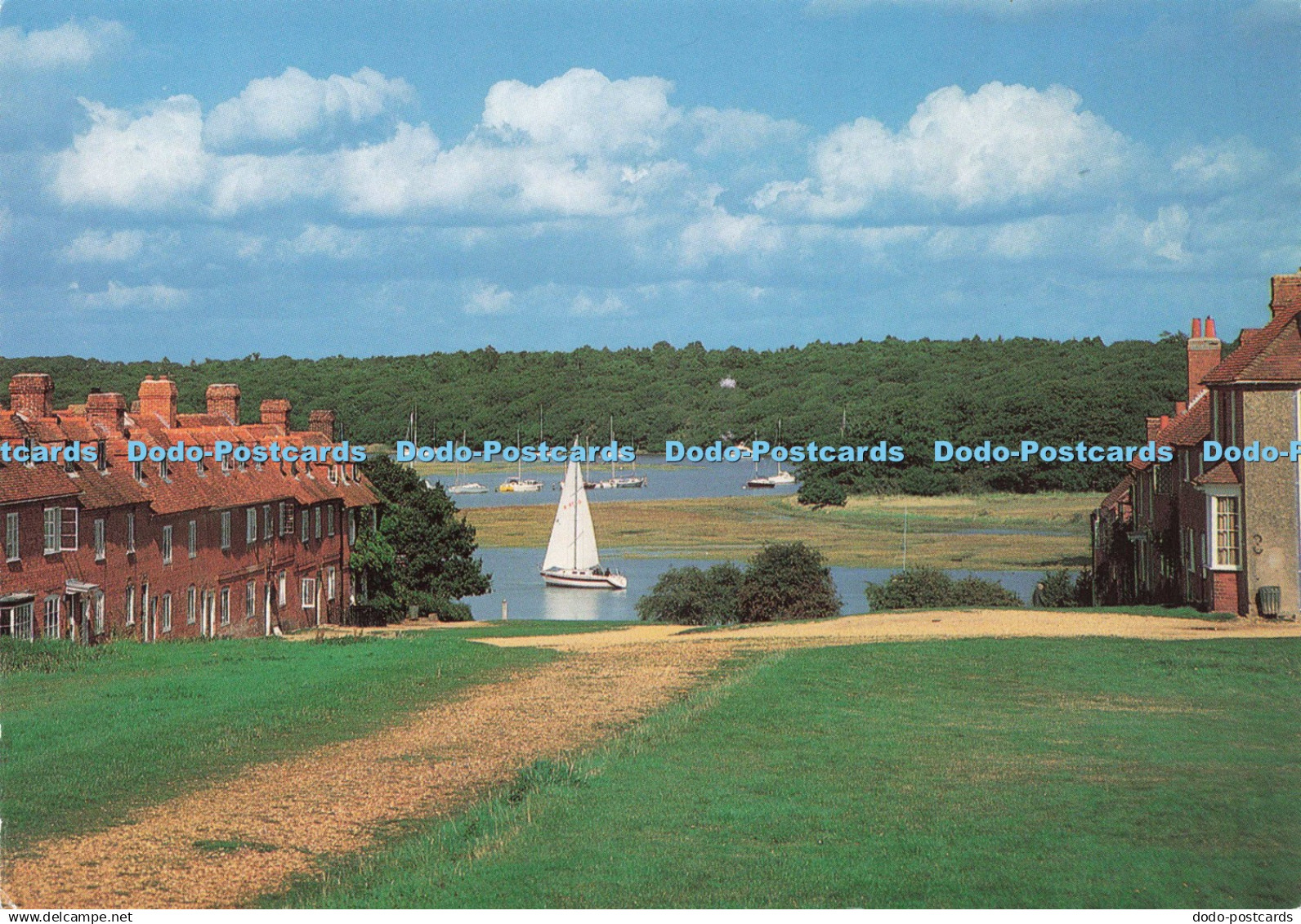 D231633 Buckler Hard Hampshire Hard Village and the Beaulieu River Pitkin Guides