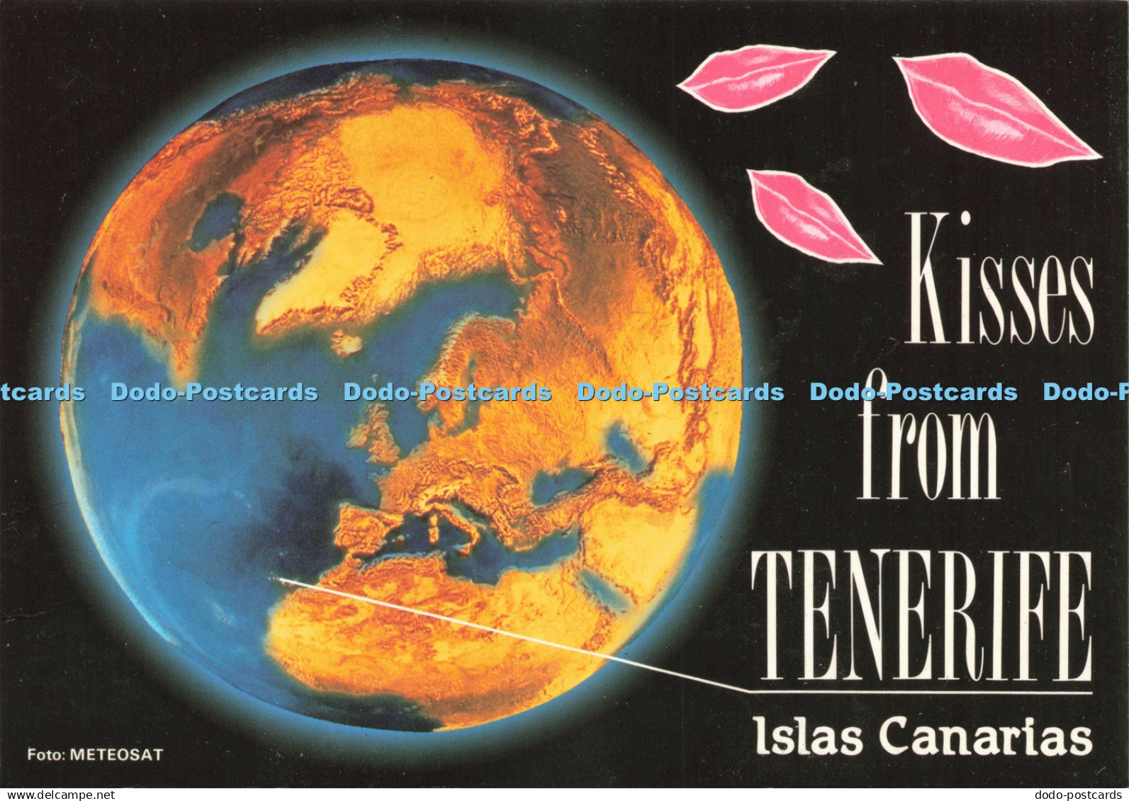 D231986 Kisses from Tenerife Islas Canarias Gasteiz Meteosat
