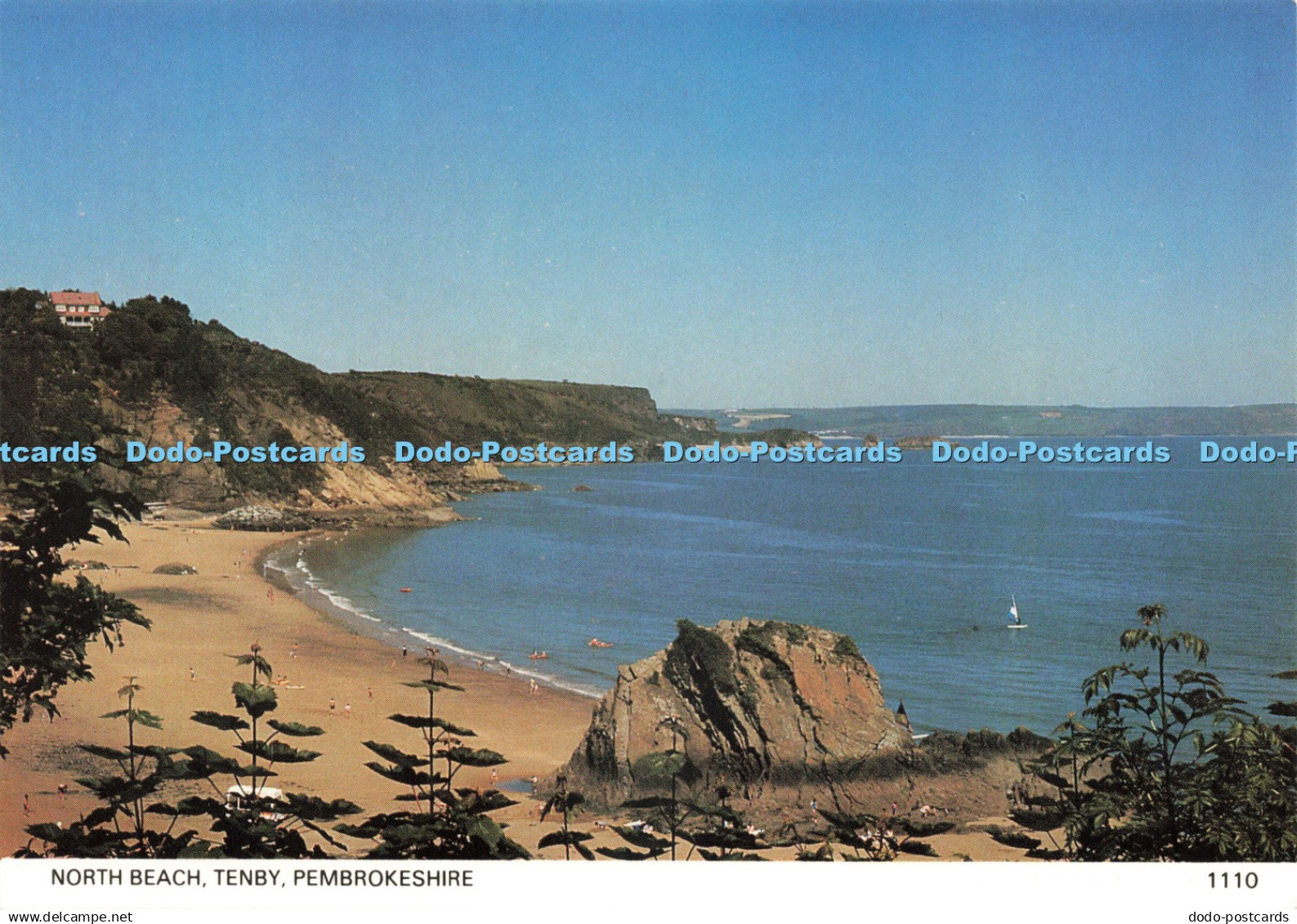 D233455 Pembrokeshire Tenby North Beach Pembrokeshire Eye Postcards