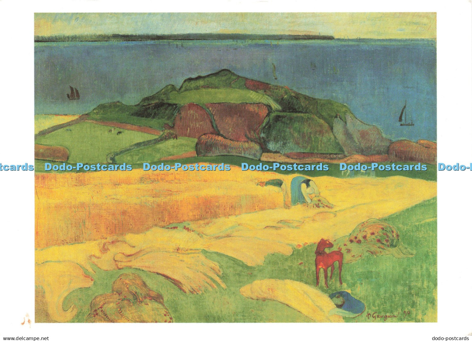 D233522 Harvest Le Pouldu Tate Gallery Paul Gauguin
