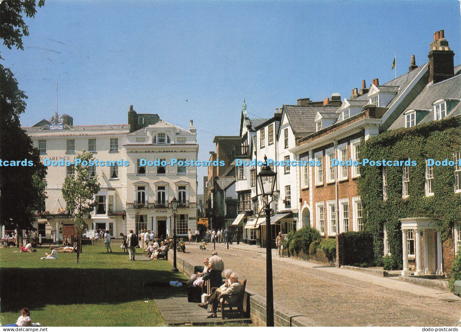 D233621 Exeter Devon Exeter Cathedral Close Judges Postcards Ltd C 8541 1986