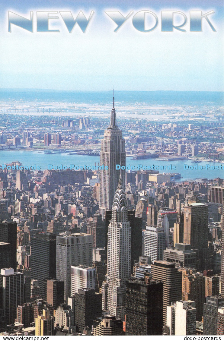 D234671 New York Empire State Building With Chrysler Building In Foreground City