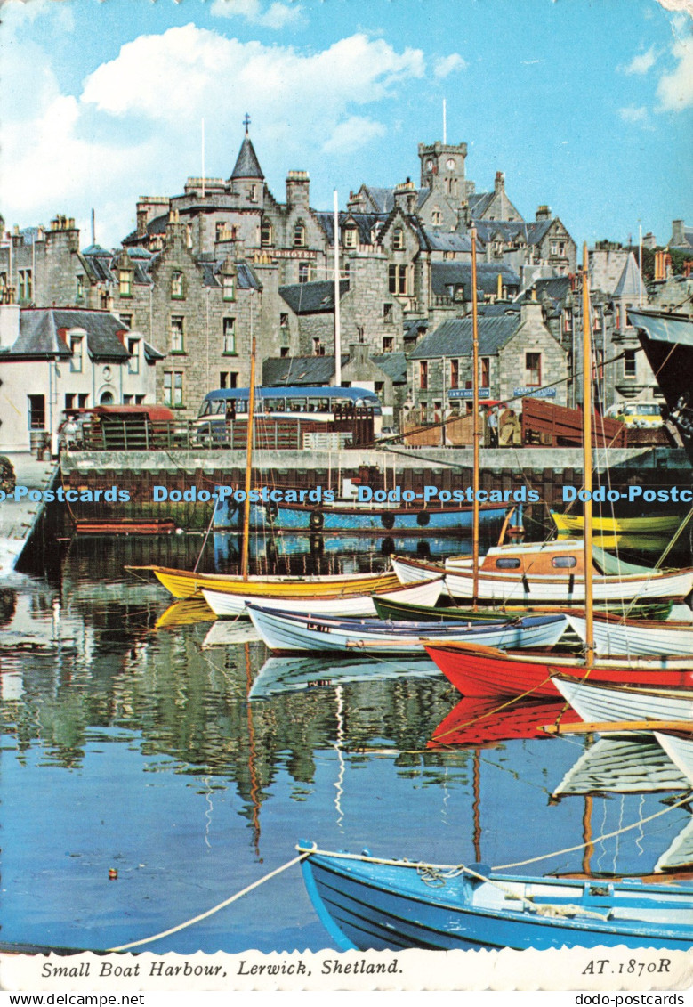 D235277 Shetland Small Boat Harbour Lerwick Valentine