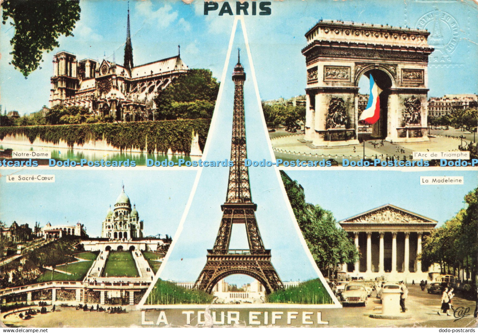 D235894 Paris La Tour Eiffel Notre Dame Speciale de la Tour Eiffel Multi View