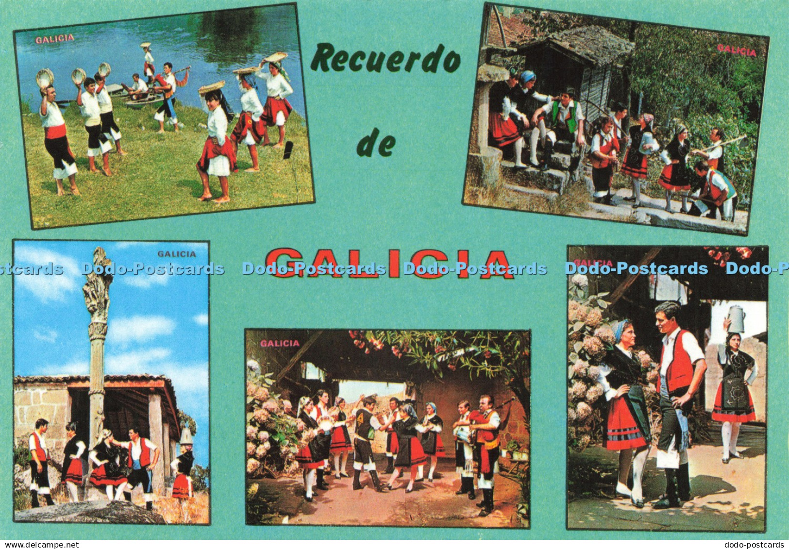 D240289 Recuerdo de Galicia Paris J M Multi View 1985