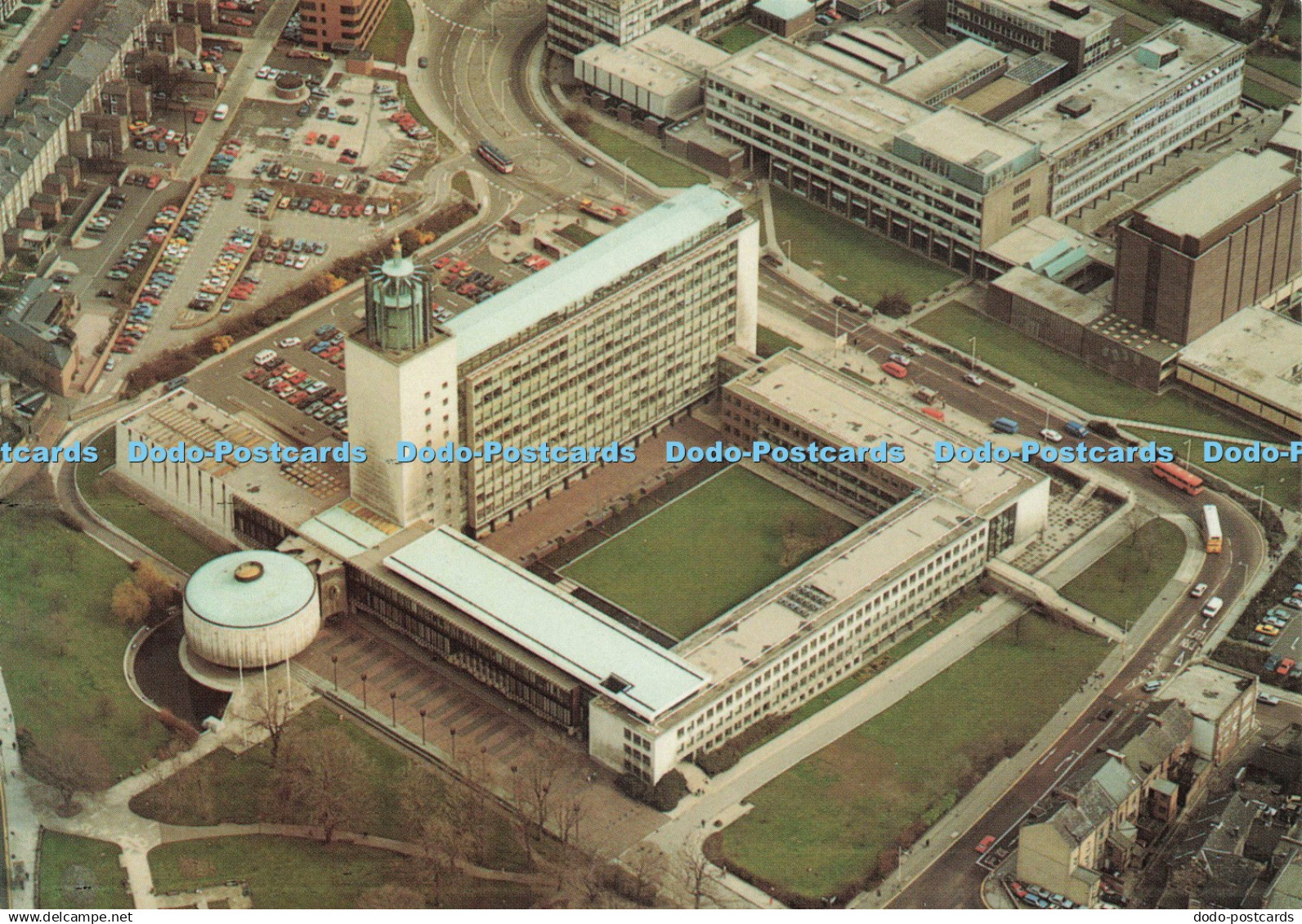 D241024 Newcastle upon Tyne The Civic Centre AirFotos