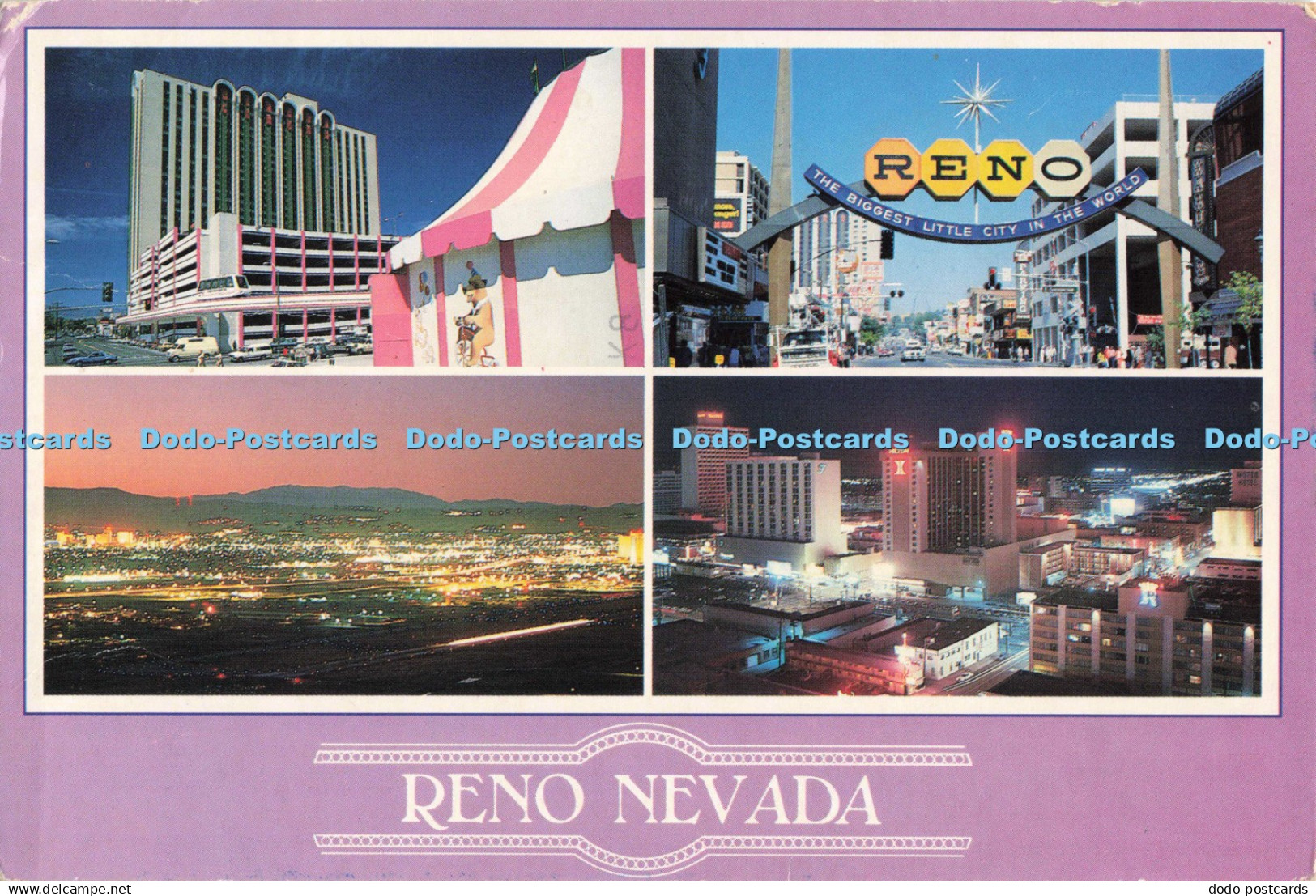 D242534 Reno Nevada Reno Tahoe Specialty Multi View 1986