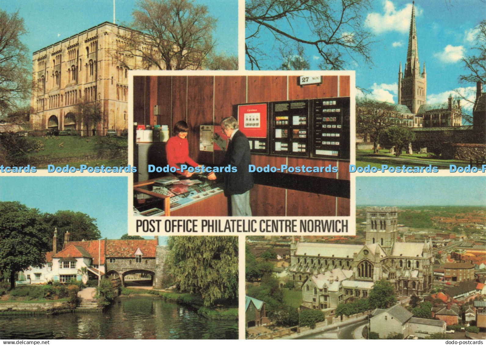 D242734 Post Office Philatelic Centre Norwich Norwich Castle Pull Ferry Jarrold