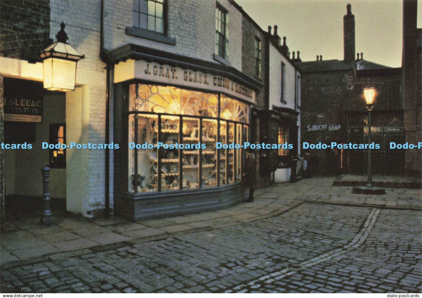 D243809 Stockton on Tees Preston Hall Museum Walker Street at Dusk E T W Dennis