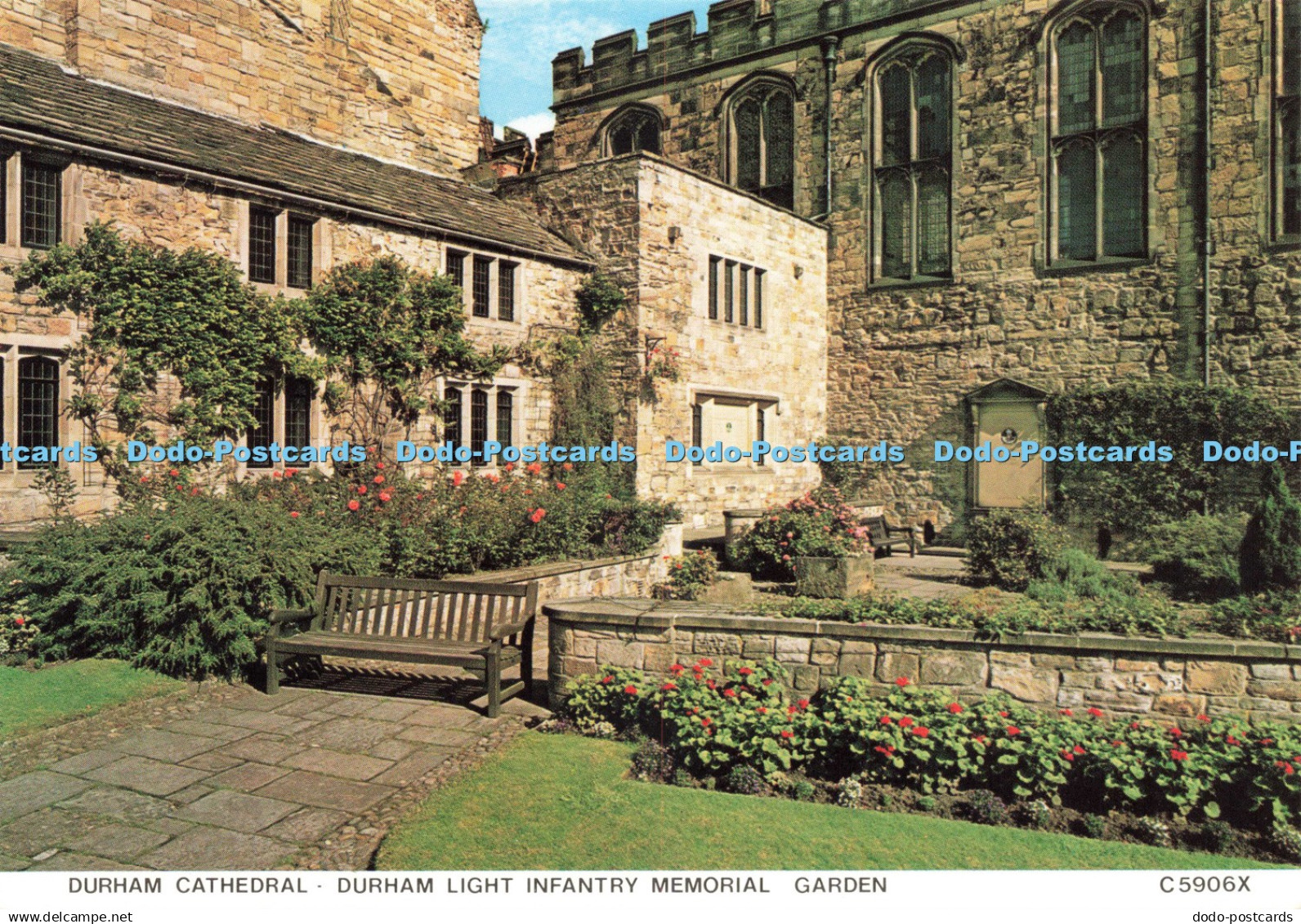 D244038 Durham Cathedral Durham Light Infantry Memorial Garden Judges Limited C