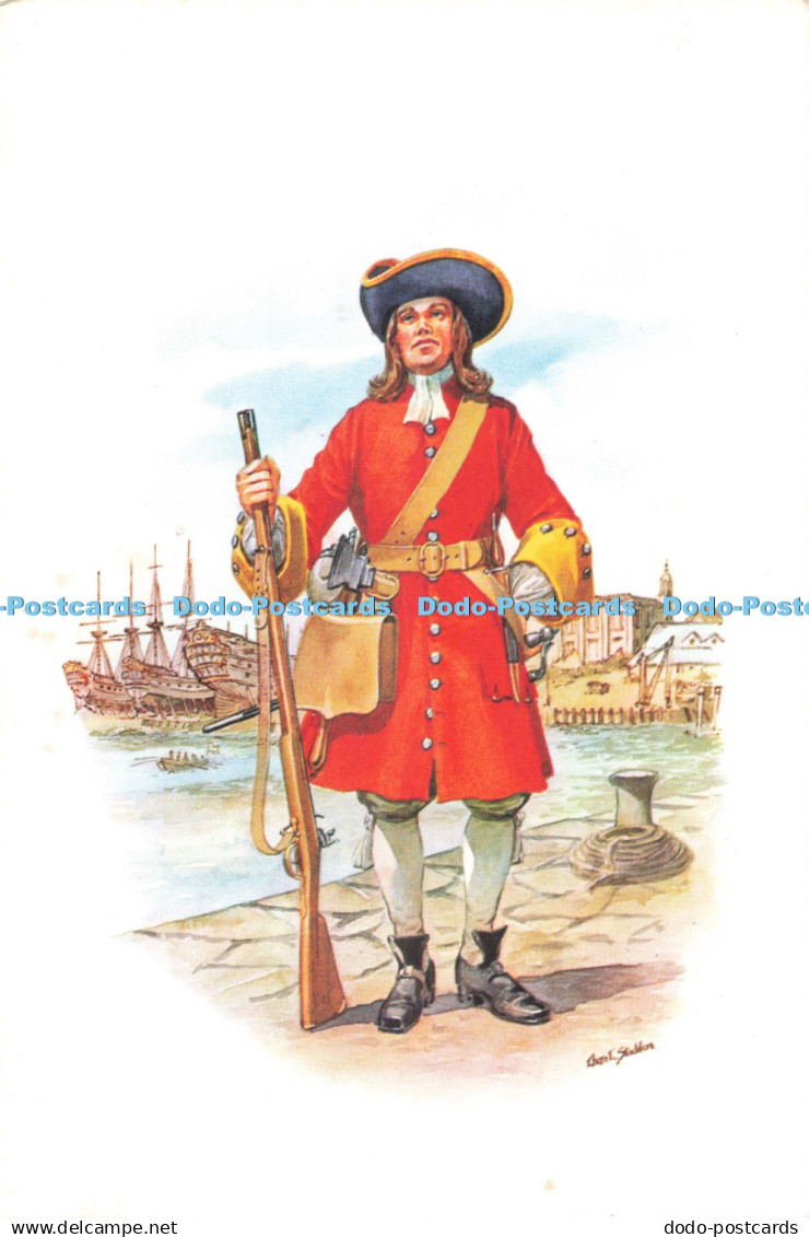 D245077 A Private Sentinal of Prince George of Denmark Maritime Regiment of Foot