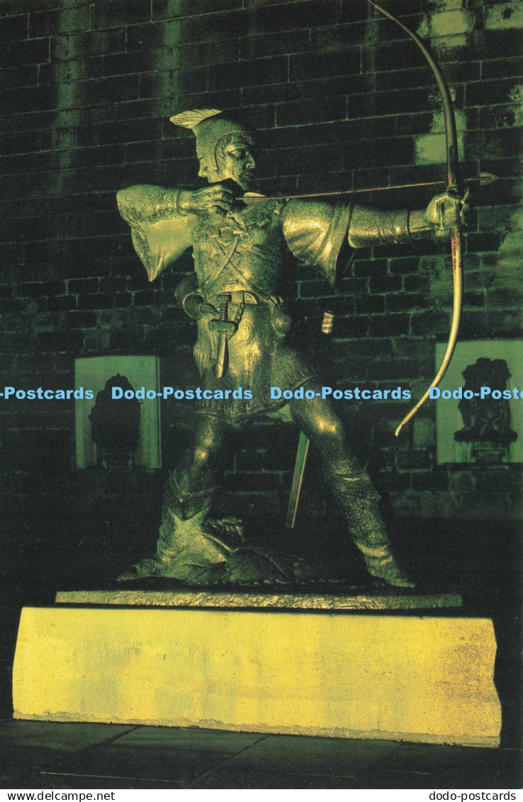D245500 Nottingham Castle Robin Hood Statue Nottingham Castle Museum