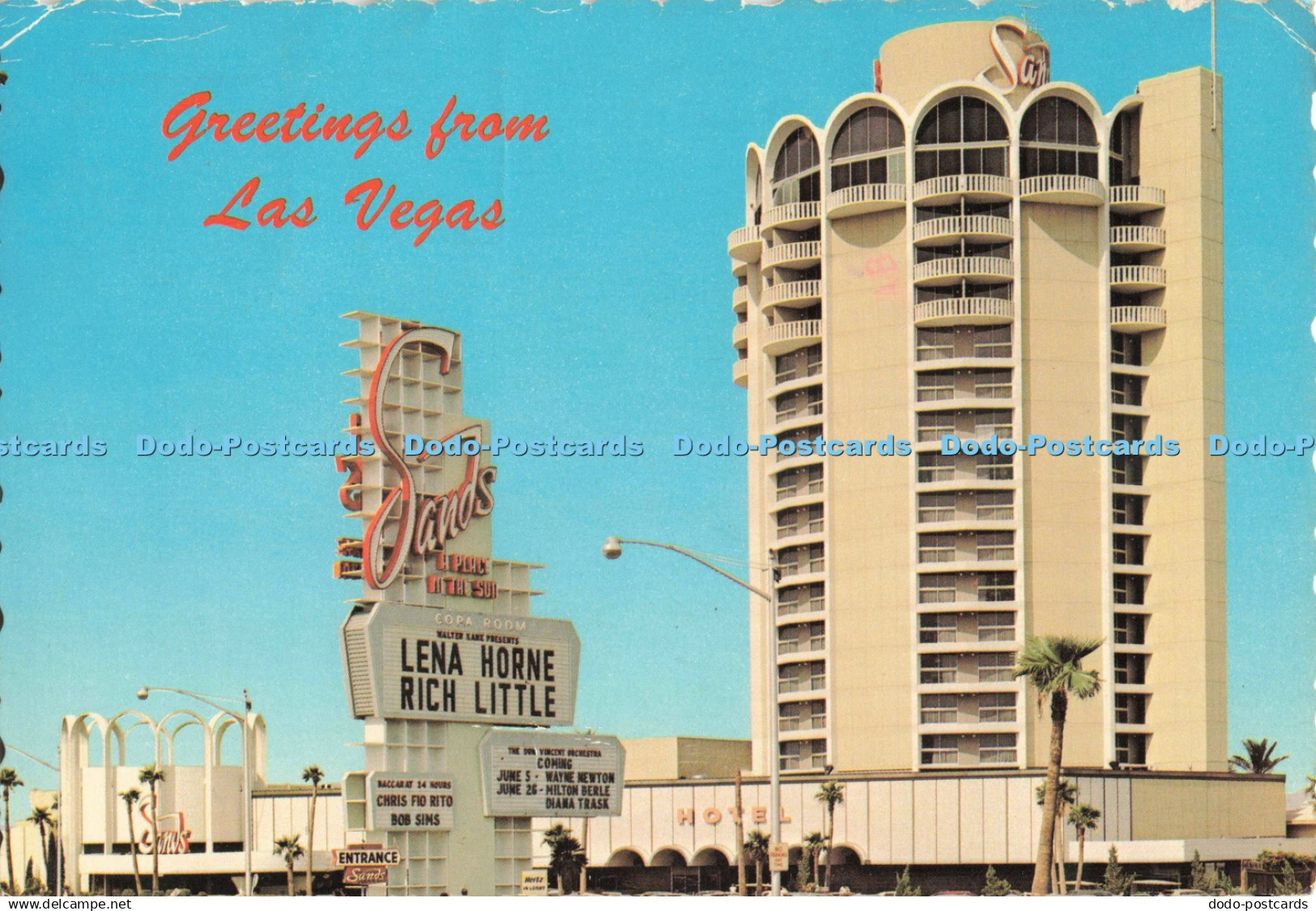 D246066 Greetings From Las Vegas Las Vegas News Agency Kolor View Press 1976