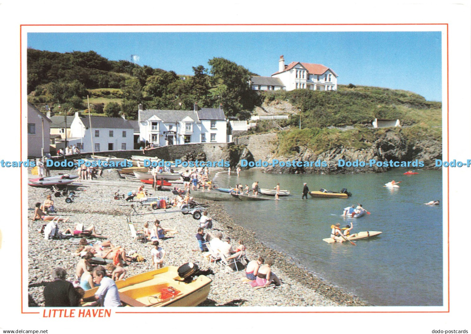 D246327 Pembrokeshire Little Haven Pembrokeshire Eye Postcards Haven Colourprint