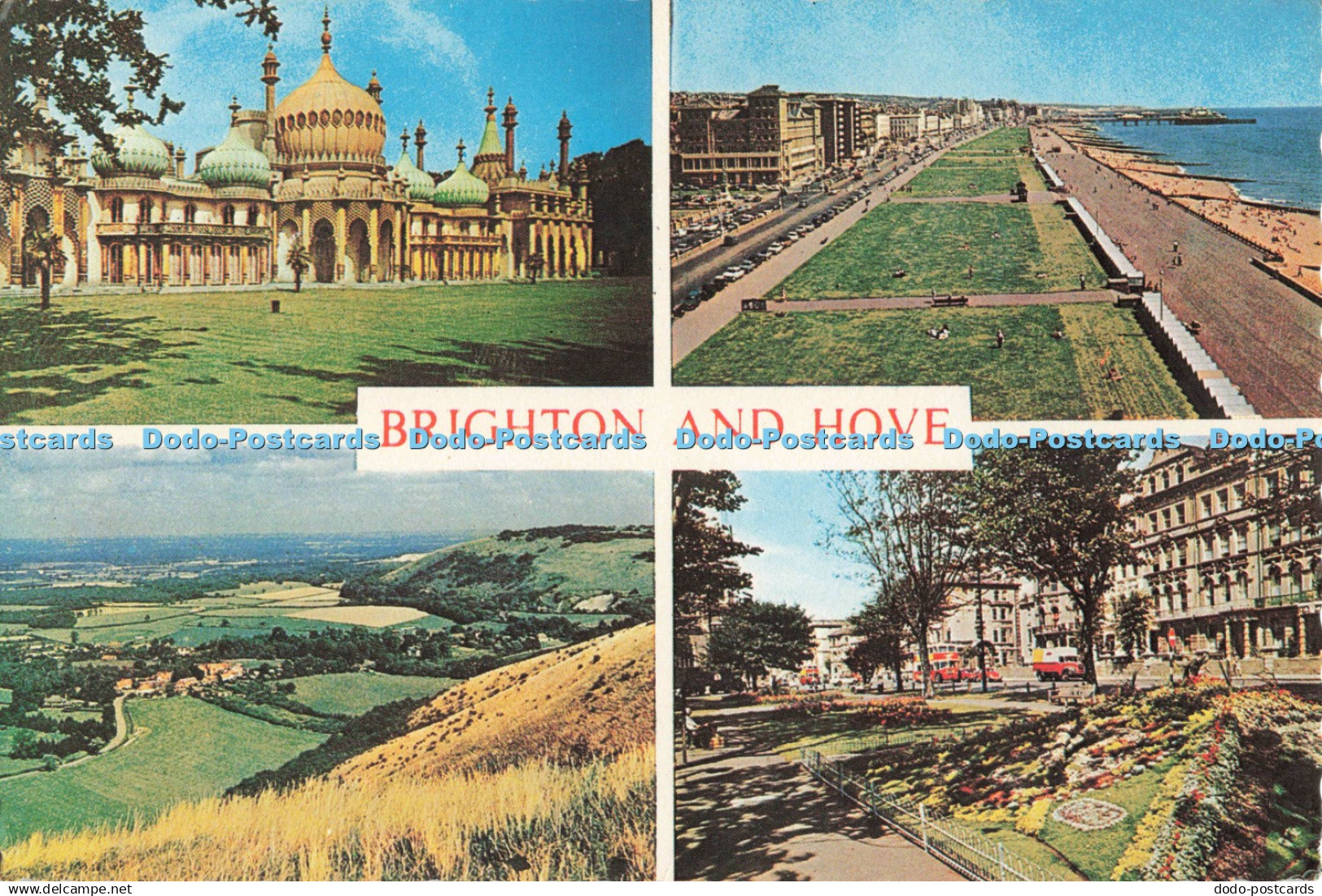 D247970 Brighton and Hove Hove Lawns Floral Clock Bennett Publications Multi Vie