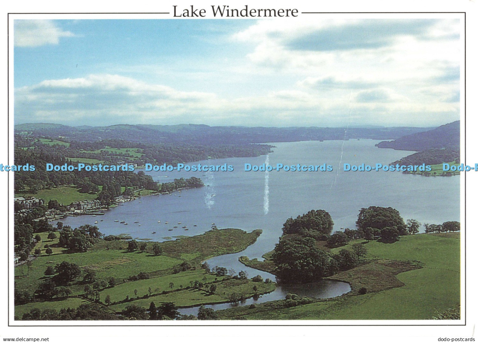 D249263 Lake Windermere Ambleside Windermere Peter Pedley Postcards Lakeland Ser