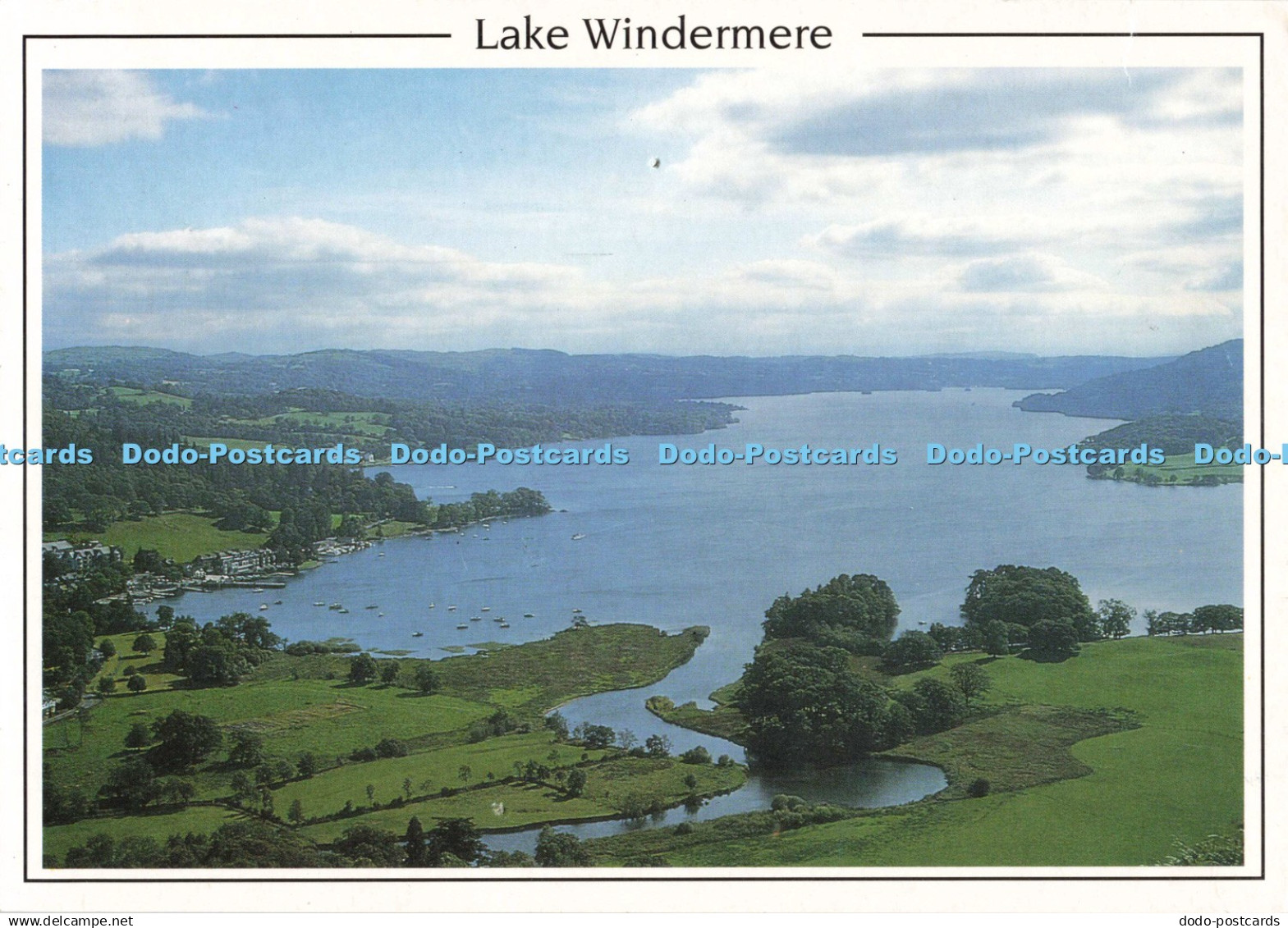 D249264 Lake Windermere Ambleside Windermere Peter Pedley Postcards Lakeland Ser